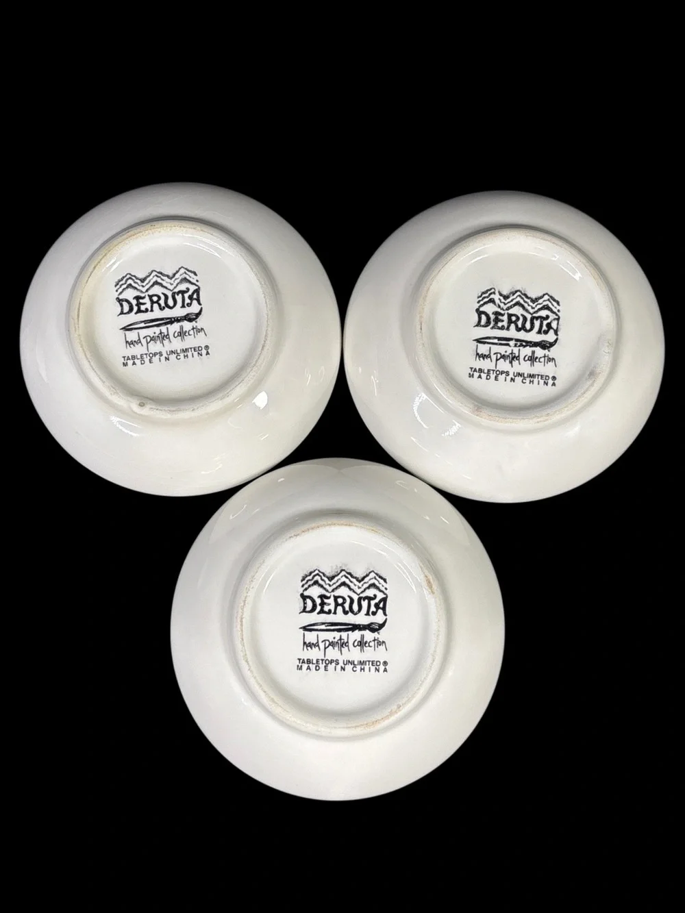 Deruta collection by Tabletops Unlimited Dip Dishes with Tray